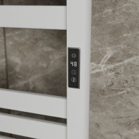 Полотенцесушитель электрический Bauedge Elite AF0026 45x80, белый матовый