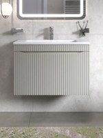 Тумба с раковиной Velvex Alba 80 тирамису Тумба с раковиной Velvex Alba 80 тирамису