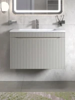Тумба с раковиной Velvex Alba 80 тирамису Тумба с раковиной Velvex Alba 80 тирамису