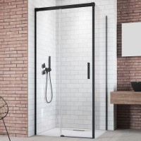 Душевой уголок Radaway Idea Black KDJ 100x75 L
