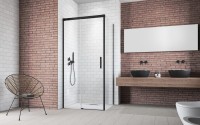 Душевой уголок Radaway Idea Black KDJ 100x75 L