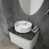 Раковина чаша Maretti EA13NS44-740MR, белый мрамор