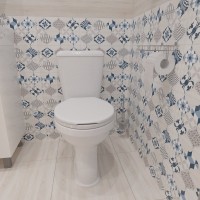 Унитаз-компакт напольный DIWO Ростов 0401 напольный, с бачком, с косым выпуском, фаянс