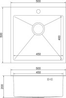 Мойка кухонная Mixline Pro 550548 золото