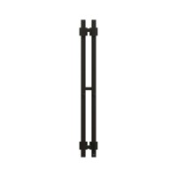 Полотенцесушитель электрический Grota Corsa K N RAL9005 EL 10х90, с крючками, матовый черный