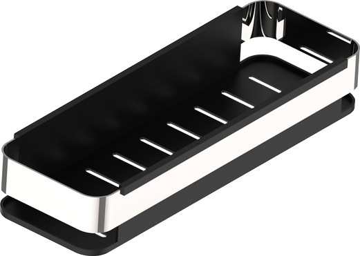 Полка IDDIS Optima Home SHE13SBi44 для душа, черная