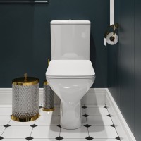 Унитаз-компакт напольный STWORKI Берген SET3604-0106-001-1-0000 с микролифтом