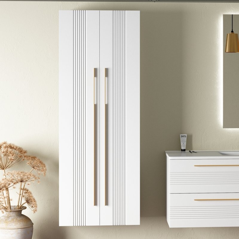 Шкаф пенал для ванной Sanvit Соната 2 белый