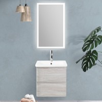 Мебель для ванной комнаты BelBagno Albano-Cer 50 подвесная, rovere vintage bianco