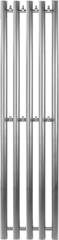 Полотенцесушитель водяной Secado Бергамо 5К 1500х280 150x30 см, графит, I-образный