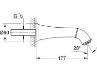 Излив Grohe Grandera 13341IG0 Излив Grohe Grandera 13341IG0