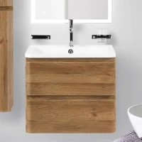 Тумба под раковину BelBagno Albano 60 подвесная, rovere rustico