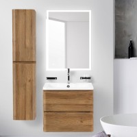 Тумба под раковину BelBagno Albano 60 подвесная, rovere rustico