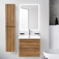 Тумба под раковину BelBagno Albano 60 подвесная, rovere rustico