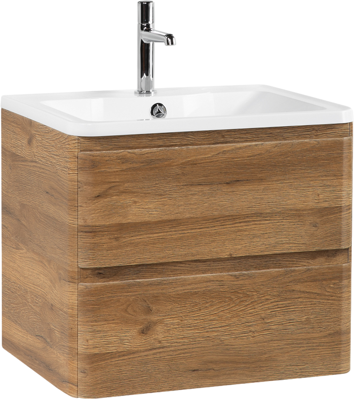 Тумба под раковину BelBagno Albano 60 подвесная, rovere rustico