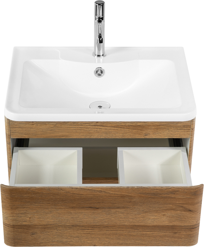 Тумба под раковину BelBagno Albano 60 подвесная, rovere rustico