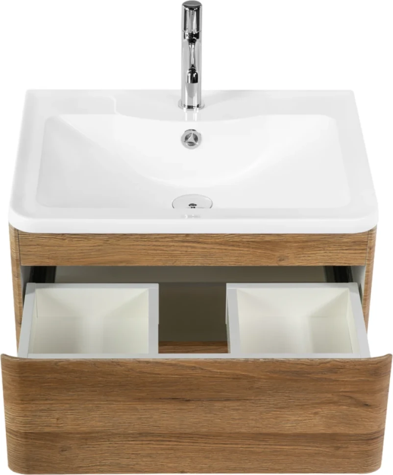 Тумба под раковину BelBagno Albano 60 подвесная, rovere rustico