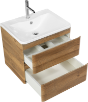 Тумба под раковину BelBagno Albano 60 подвесная, rovere rustico