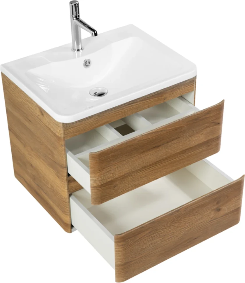 Тумба под раковину BelBagno Albano 60 подвесная, rovere rustico