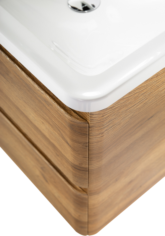 Тумба под раковину BelBagno Albano 60 подвесная, rovere rustico