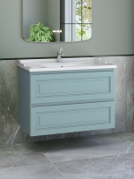 Тумба с раковиной Caprigo Wales 90 антарктида