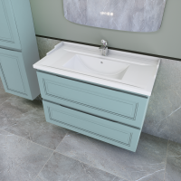 Тумба с раковиной Caprigo Wales 90 антарктида