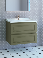 Тумба с раковиной Caprigo Wales Смальти 80 олива Тумба с раковиной Caprigo Wales Смальти 80 олива
