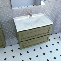 Тумба с раковиной Caprigo Wales Смальти 80 олива Тумба с раковиной Caprigo Wales Смальти 80 олива