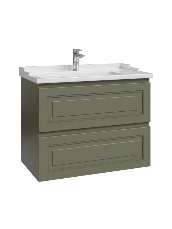 Тумба с раковиной Caprigo Wales Смальти 80 олива