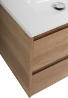 Тумба под раковину BelBagno Kraft 140 4 ящика, для двоих, rovere nebrasca nature