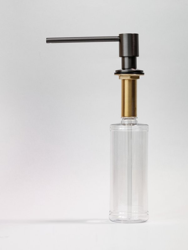 Дозатор для кухонной мойки AltroBagno Flusso 080503GM оружейная сталь