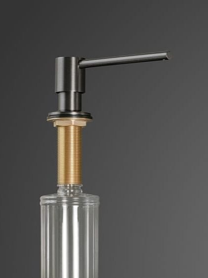 Дозатор для кухонной мойки AltroBagno Flusso 080503GM оружейная сталь