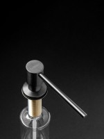 Дозатор для кухонной мойки AltroBagno Flusso 080503GM оружейная сталь Дозатор для кухонной мойки AltroBagno Flusso 080503GM оружейная сталь