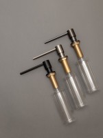 Дозатор для кухонной мойки AltroBagno Flusso 080503GM оружейная сталь Дозатор для кухонной мойки AltroBagno Flusso 080503GM оружейная сталь