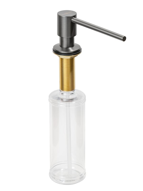 Дозатор для кухонной мойки AltroBagno Flusso 080503GM оружейная сталь