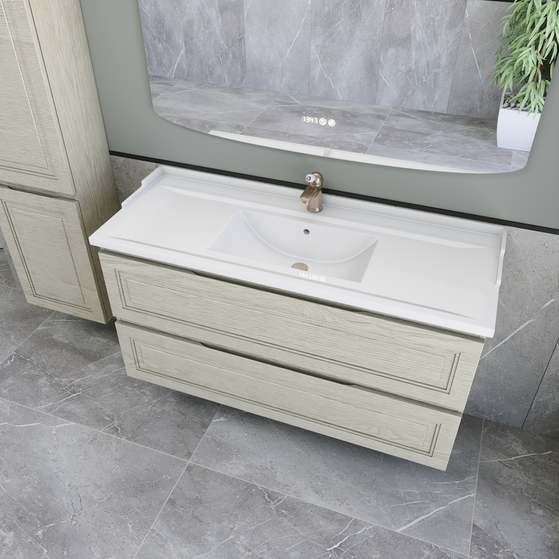 Мебель для ванной комнаты Caprigo Wales 120 беленый дуб