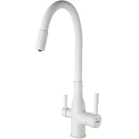 Смеситель для кухни Frap H69 F4396-8 белый