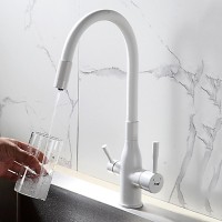 Смеситель для кухни Frap H69 F4396-8 белый