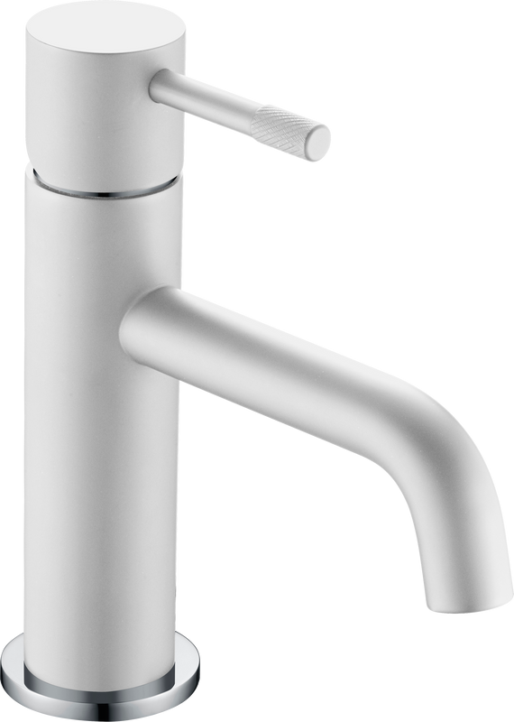 Смеситель для раковины Boheme Uno 461-WCR white chrome