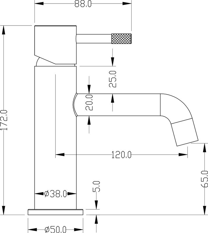 Смеситель для раковины Boheme Uno 461-WCR white chrome