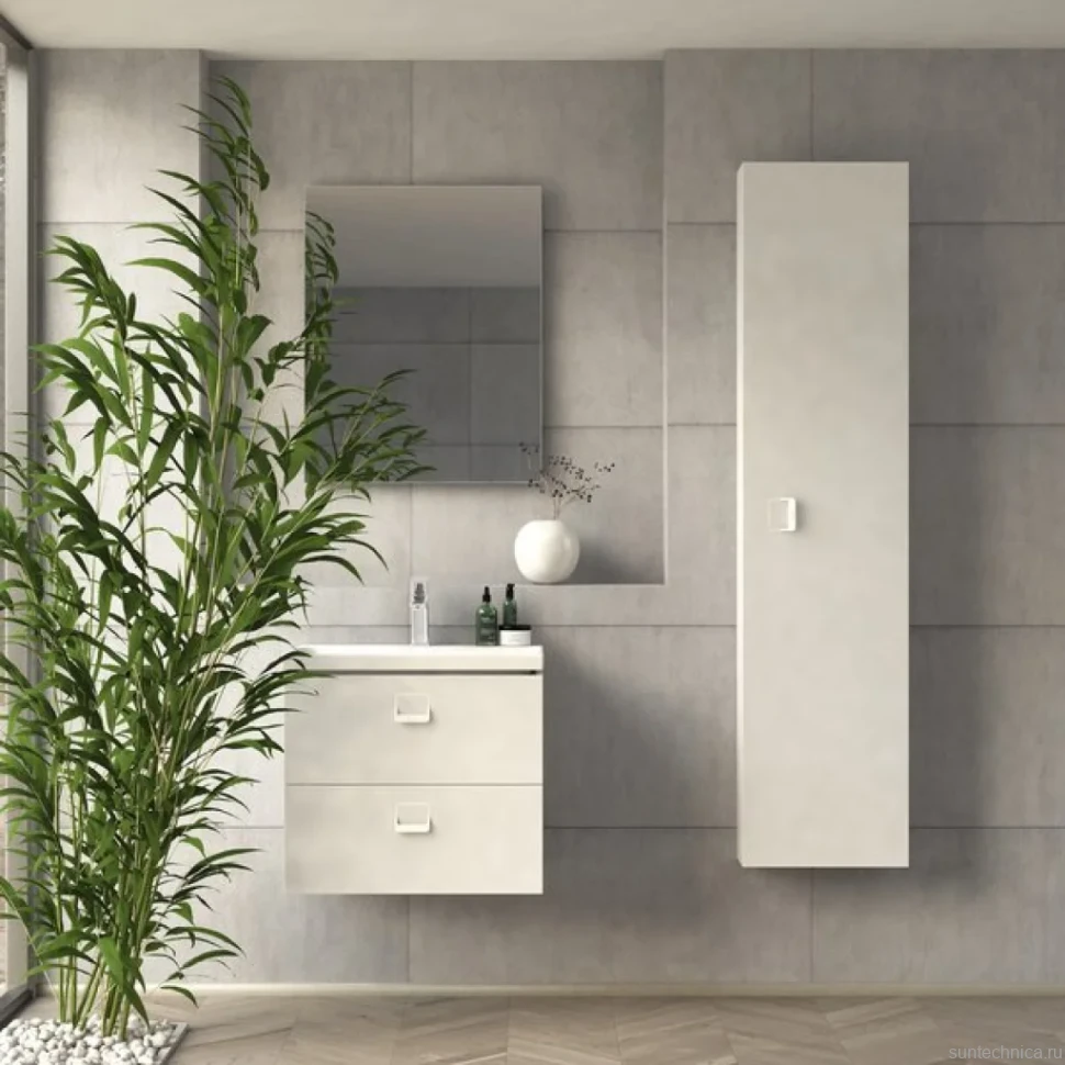 Шкаф-пенал для ванной Ravak Comfort SB 35 L/R глянцевый белый