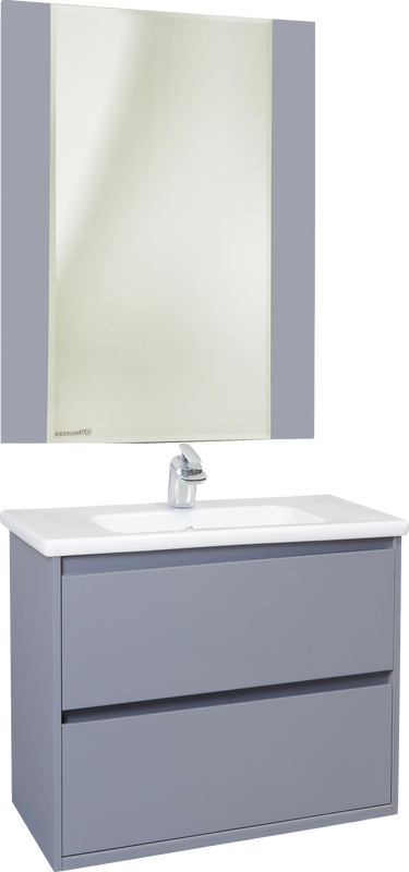 Мебель для ванной комнаты Bellezza Лоренцо 80 серебро