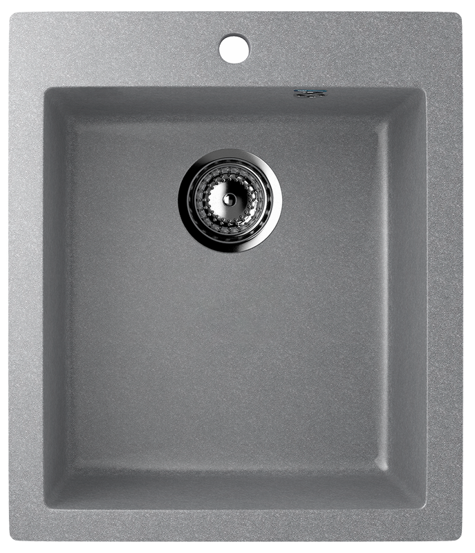 Мойка кухонная Ulgran U-404 -342 графитовая