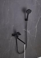 Смеситель с длинным изливом для ванны Haiba HB22816-7 черный