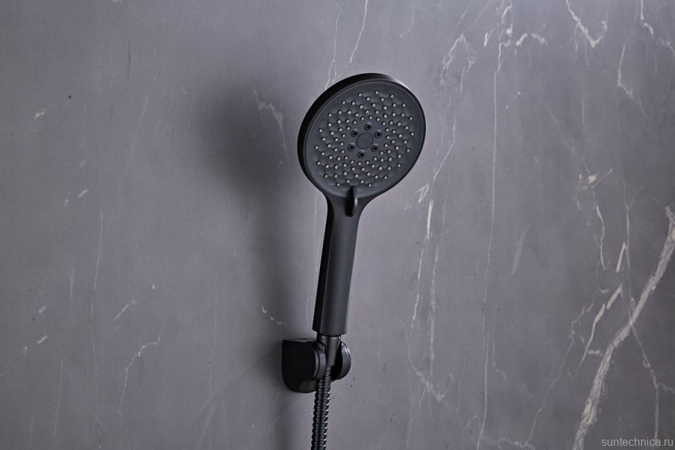 Смеситель с длинным изливом для ванны Haiba HB22816-7 черный