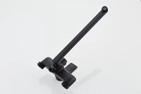Смеситель с длинным изливом для ванны Haiba HB22816-7 черный