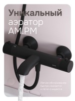Термостатический смеситель AM.PM Libre F6050022 черный