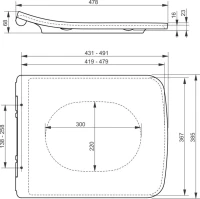 Комплект Унитаз подвесной Toto SP CW532Y с микролифтом + Инсталляция TECE Base 9400413 4 в 1 с кнопкой смыва