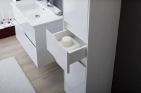 Шкаф пенал для ванной Aquanet Модена 35 L белый Шкаф пенал для ванной Aquanet Модена 35 L белый