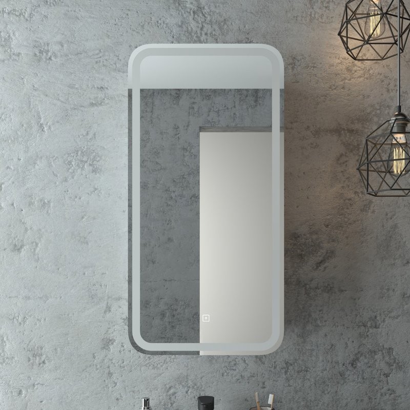 Зеркало-шкаф CONTINENT Elliot R 40х80 с подсветкой